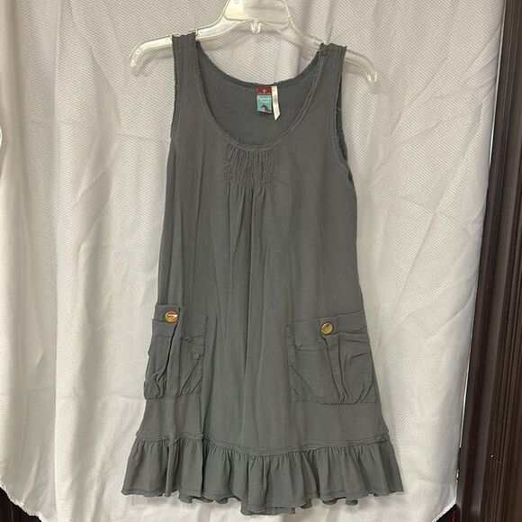 Matilda Jane Green Sleeveless Sundress Casual Scoop Neck - Picture 1 of 4
